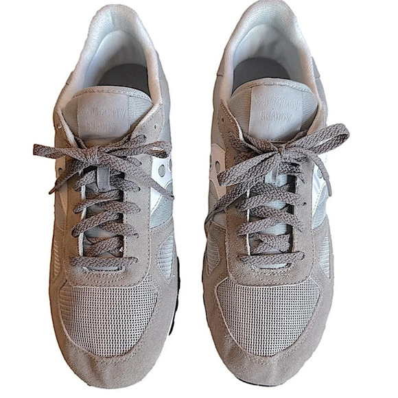 Saucony Shadow Originals Jazz gray suede mesh sneakers 13 - Picture 3 of 8